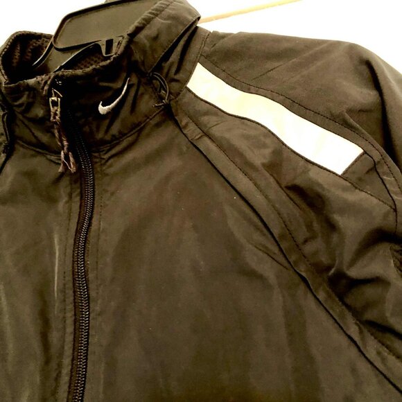 NIKE Clima-Fit Vented Convertible 2-in-1 Jacket Vest Reflective Windbreaker M - Picture 3 of 7